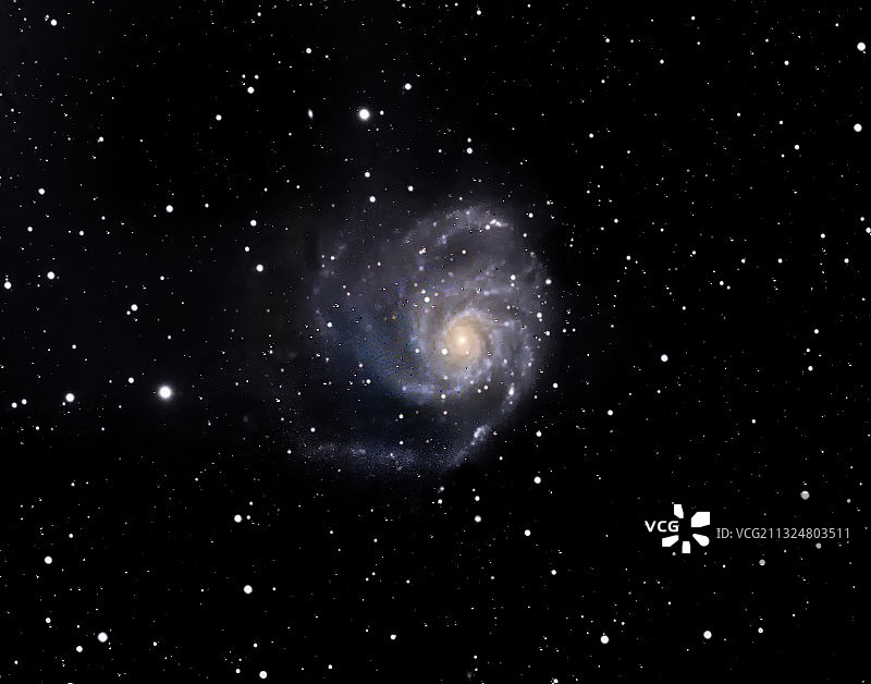 M101 风车星系图片素材