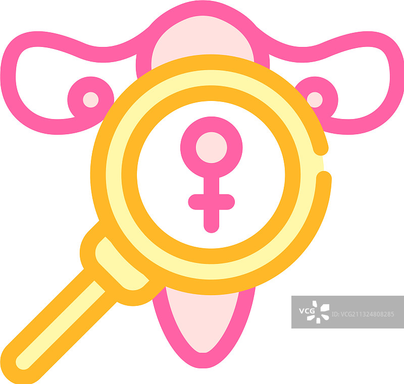 综合检查彩色图标图片素材