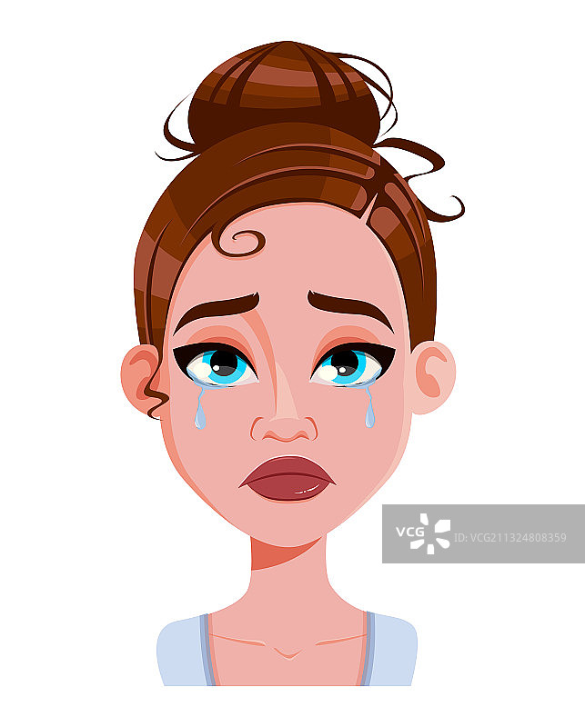 面部表情：美丽的女人图片素材