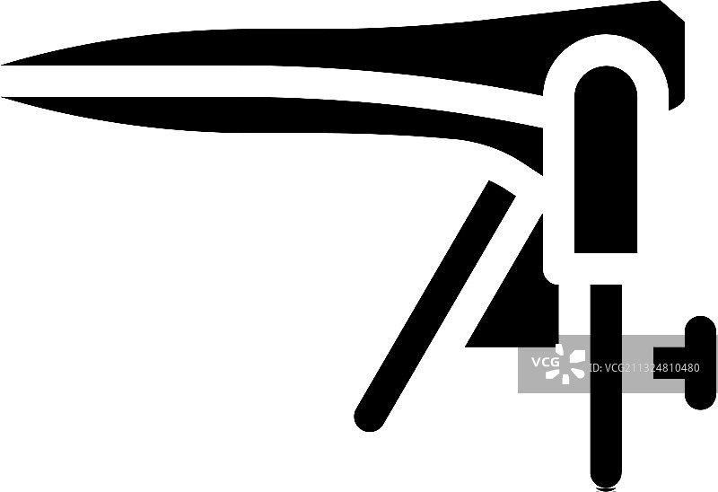 妇科窥器字形图标图片素材