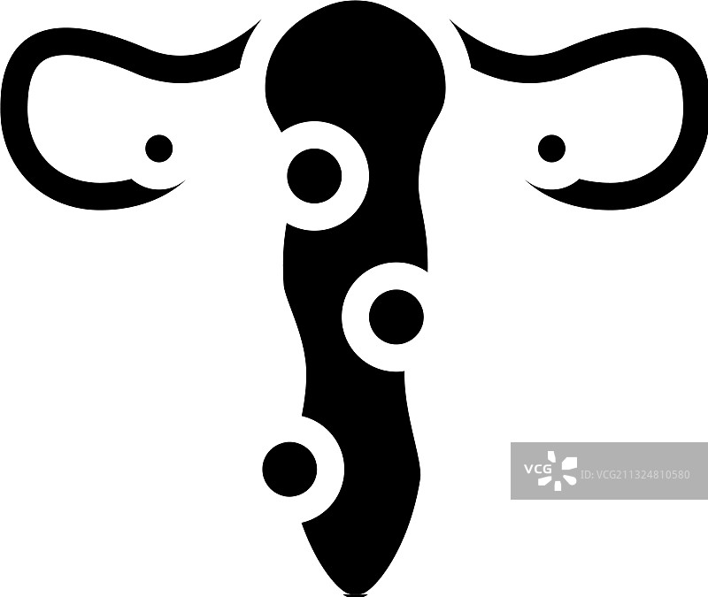 宫颈病理学标志符号图片素材