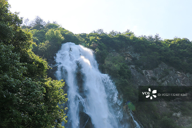 大别山彩虹瀑布图片素材
