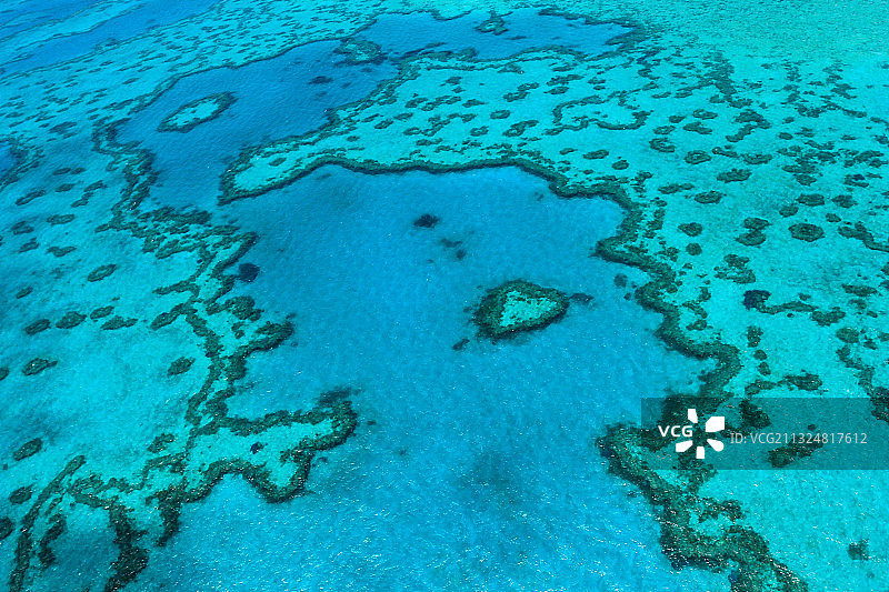 心形礁图片素材