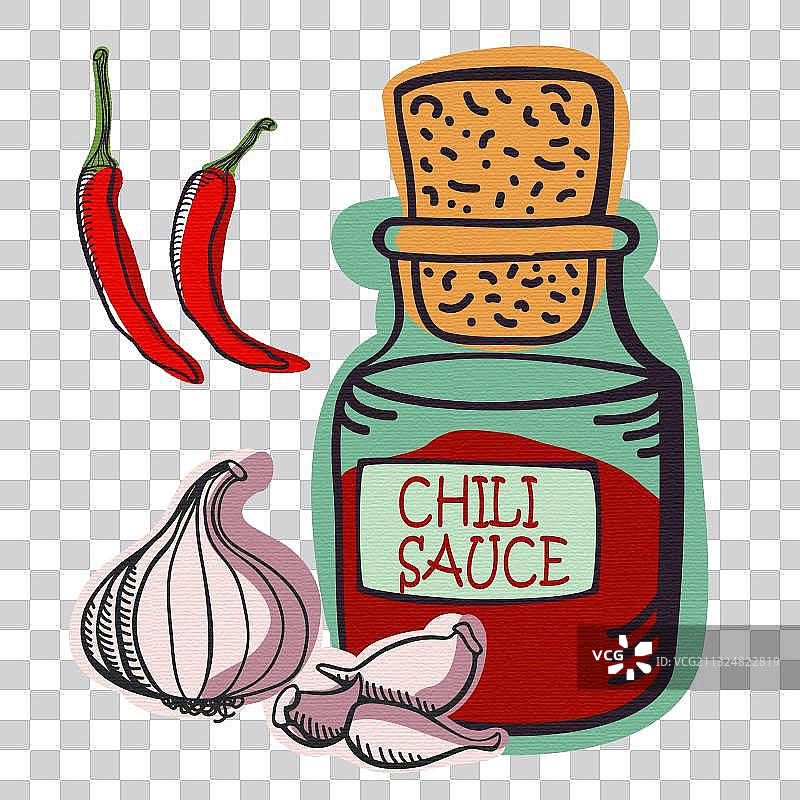 辣椒酱图片素材