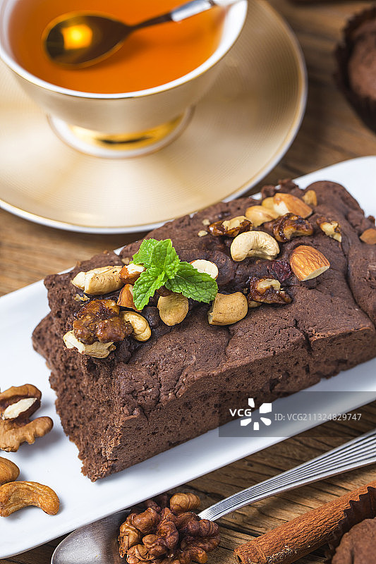 果仁磅蛋糕图片素材