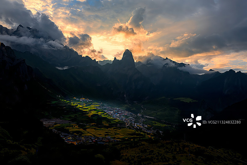 扎尕那图片素材