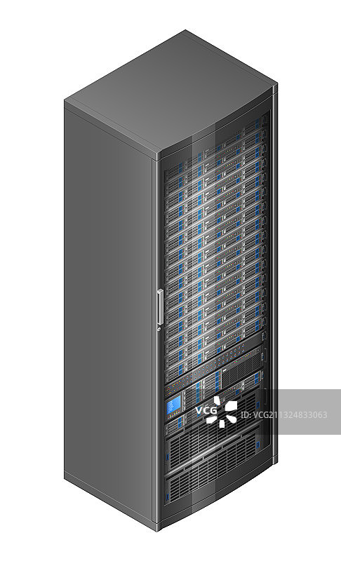 2.5D网络服务器图片素材