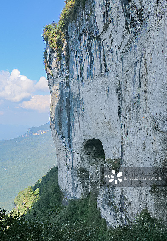 重庆金佛山峭壁风光图片素材