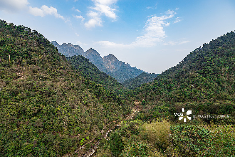 三清山逍遥谷图片素材