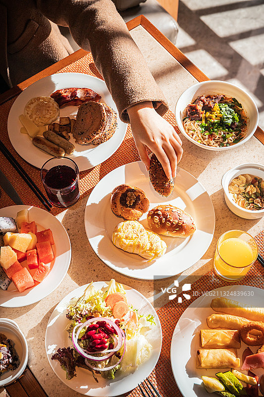 自助早餐图片素材