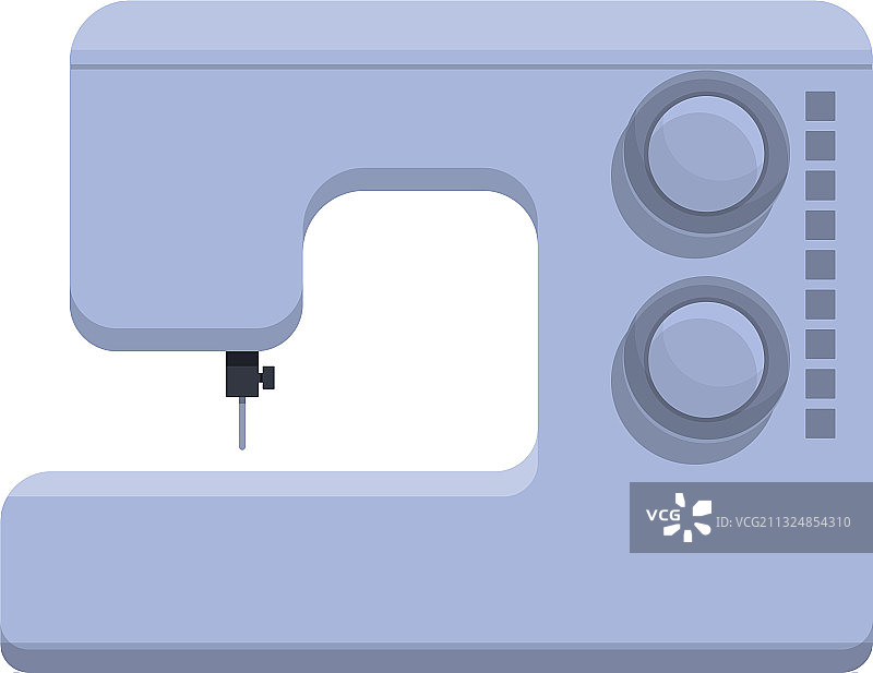 卡通风格的缝纫机图标图片素材