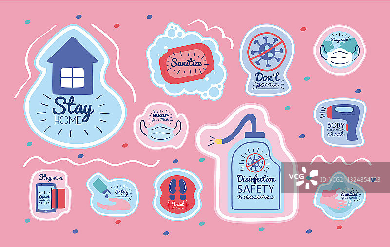 带有字体的“新常态”活动合集图片素材