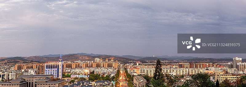 小城的夜图片素材