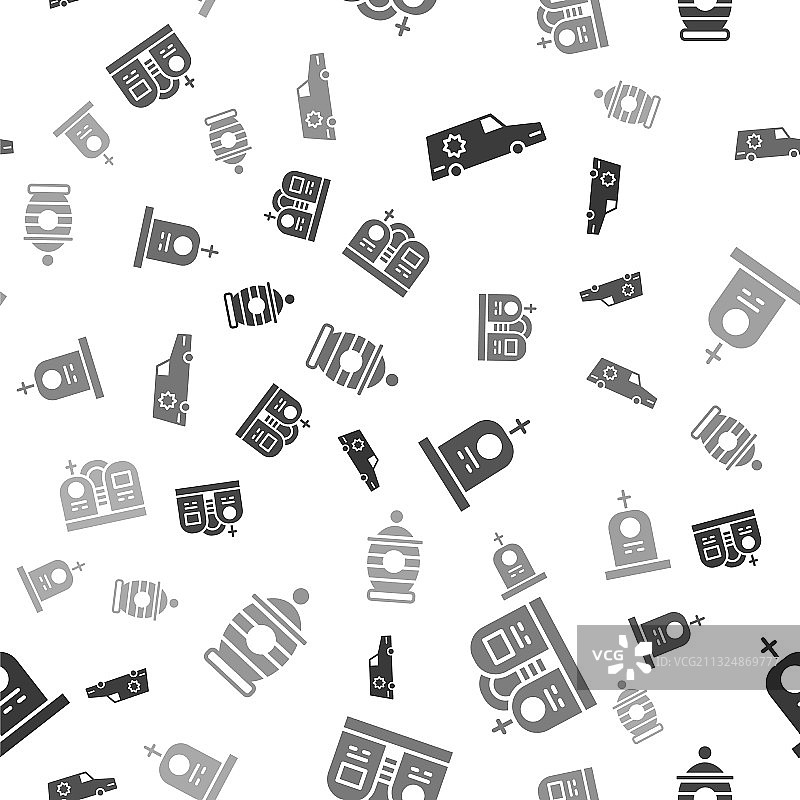 灵车墓碑坟墓场景合集图片素材