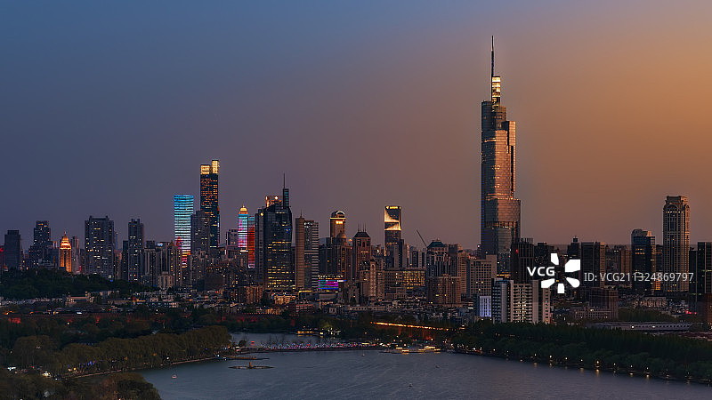 对望南京城图片素材