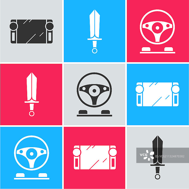 游戏掌机剑套装图片素材