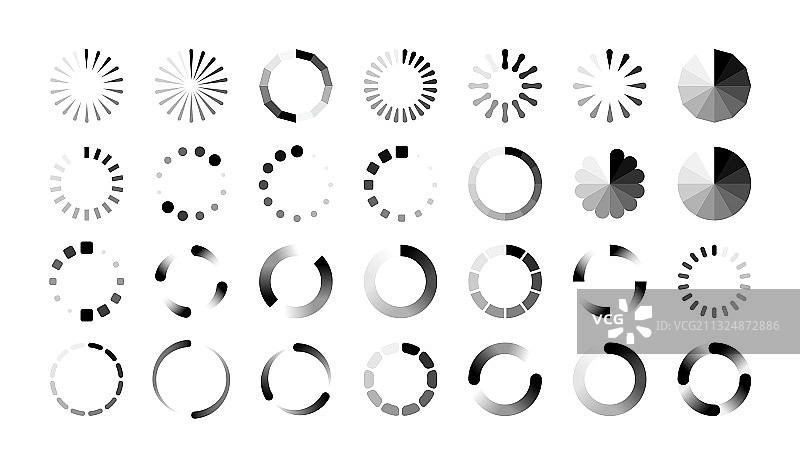 加载图标进度条缓冲和数据图片素材