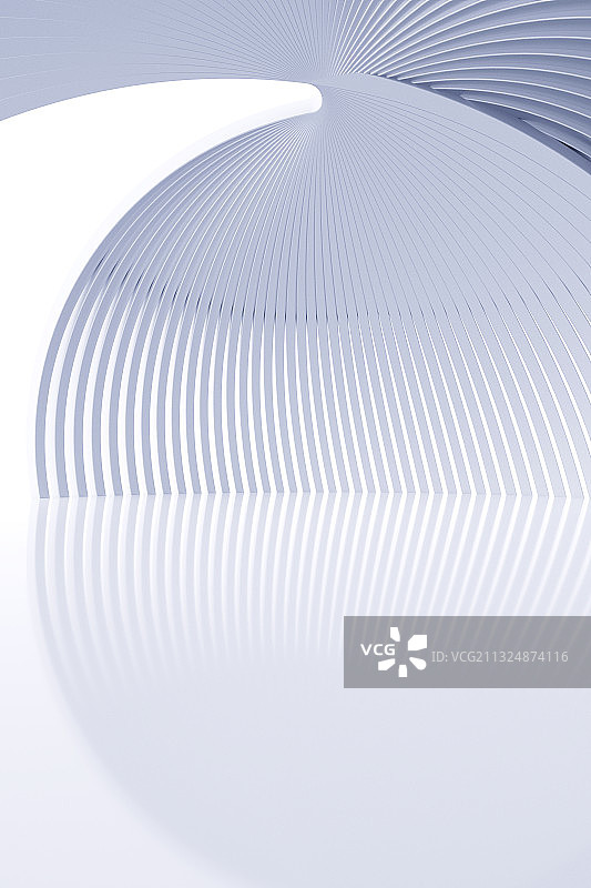 白色大气C4D场景图片素材