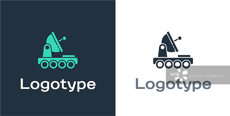 火星探测车图标标志图片素材