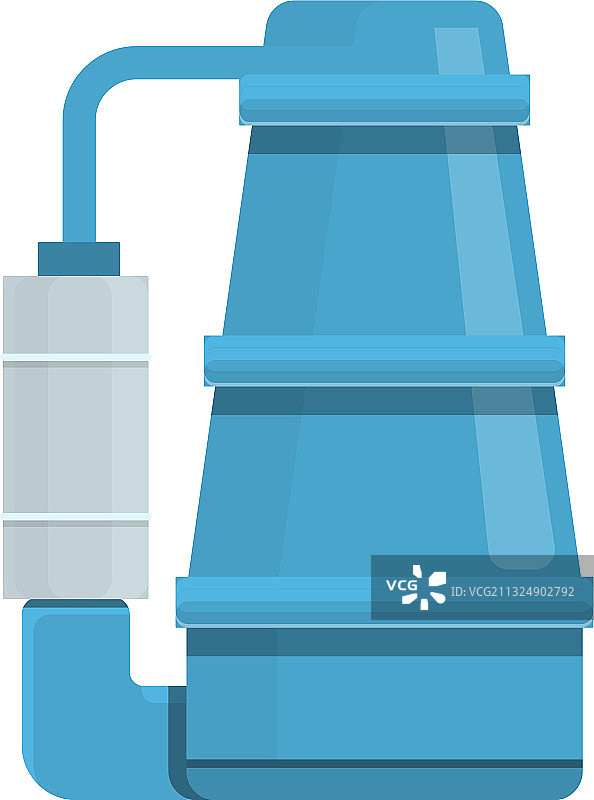 水泵筛选器图标卡通风格图片素材