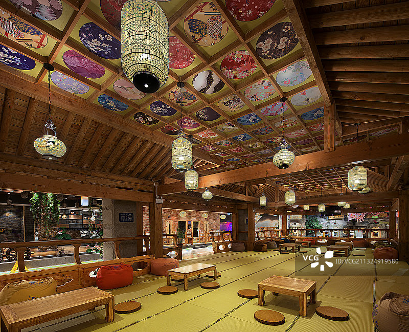 室内休闲娱乐养生场所装潢装修设计图片素材