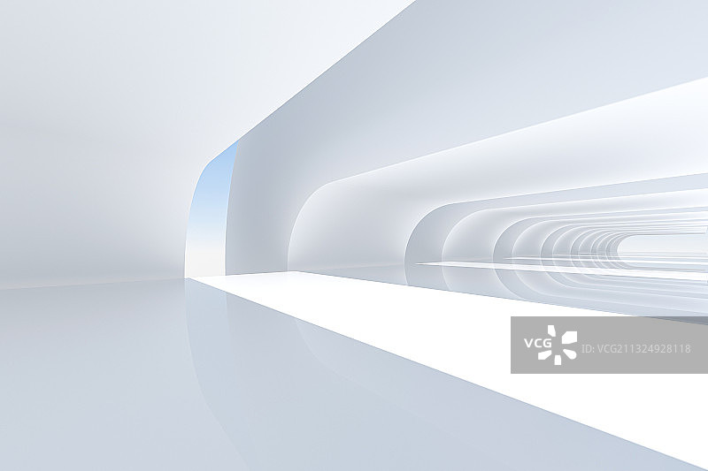 3D现代几何抽象空间背景图片素材