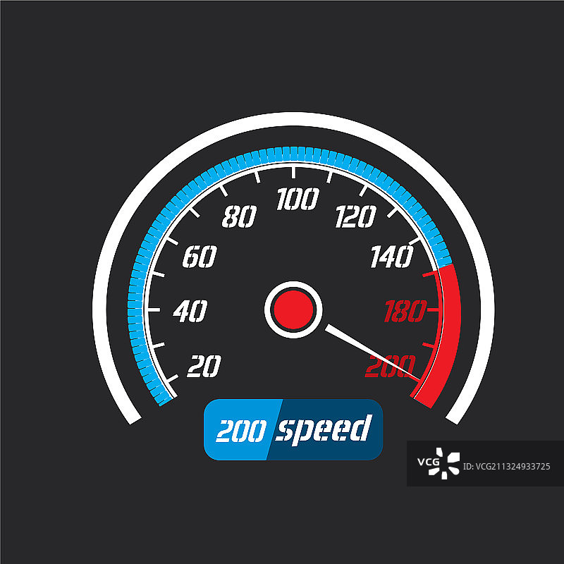 汽车速度表加速图片素材