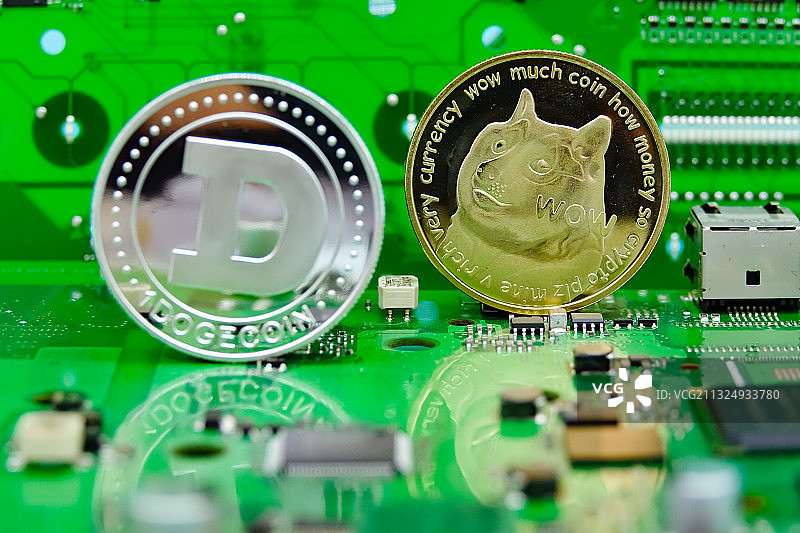 Dogecoin 狗狗币 狗币 虚拟货币图片素材