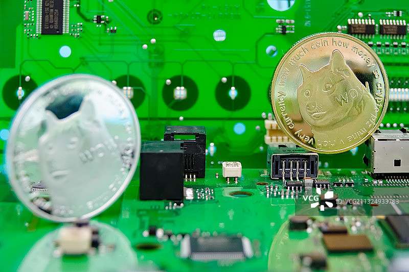Dogecoin 狗狗币 狗币 虚拟货币图片素材