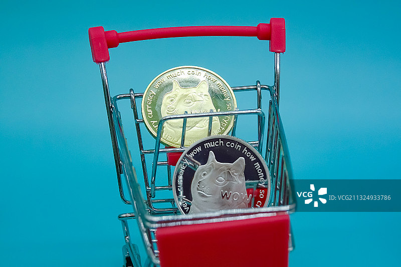 Dogecoin 狗狗币 狗币 虚拟货币图片素材