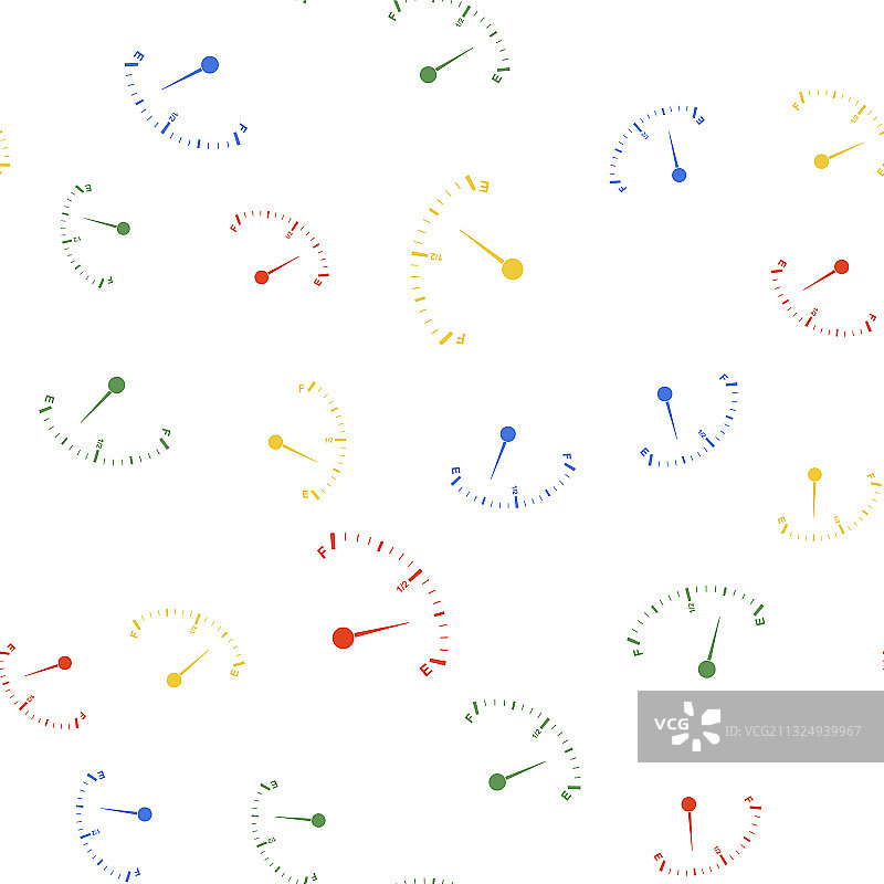 彩色马达燃气表图标图片素材