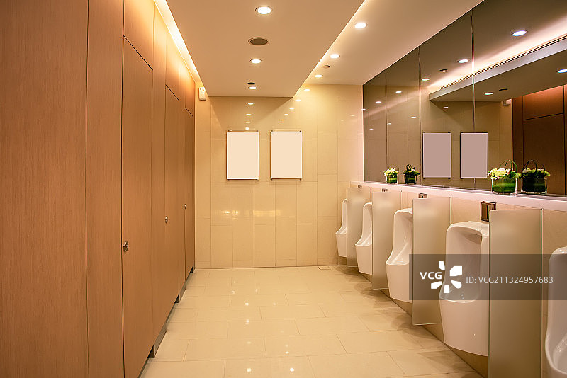 高端酒店公共洗手间内景图片素材