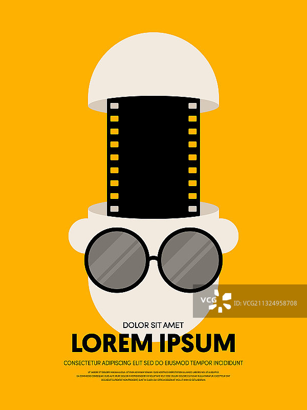 现代电影海报模板设计图片素材