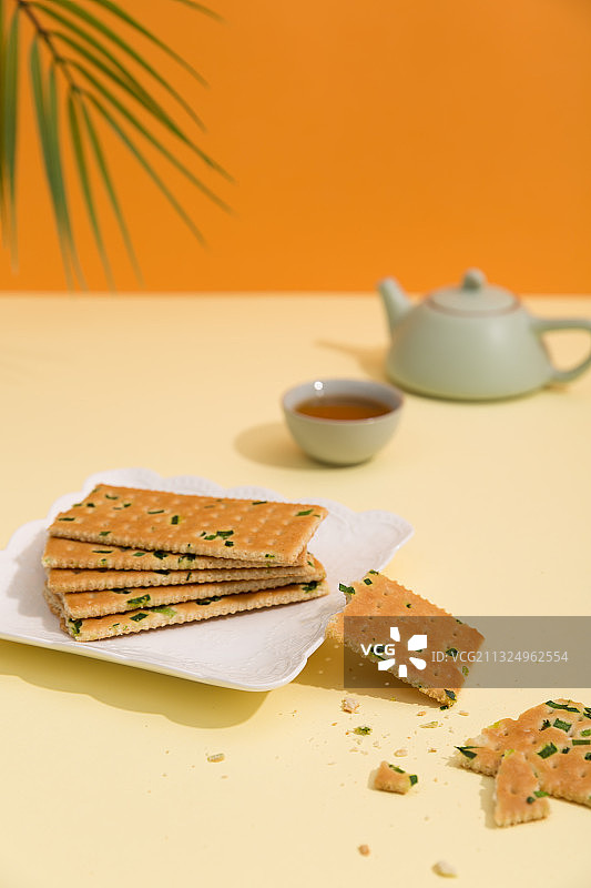 葱油饼干图片素材