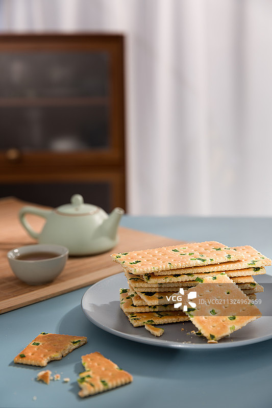 葱油饼干图片素材