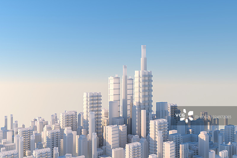 3D现代城市建筑图片素材