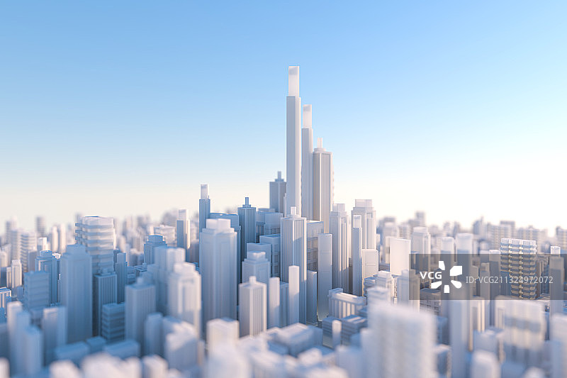 3D现代城市建筑图片素材