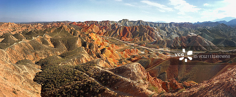 七彩丹霞图片素材