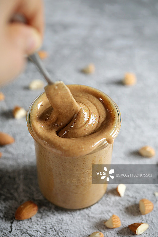 杏仁酱图片素材