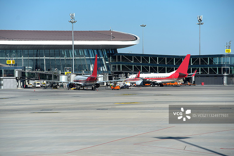 北京大兴机场图片素材