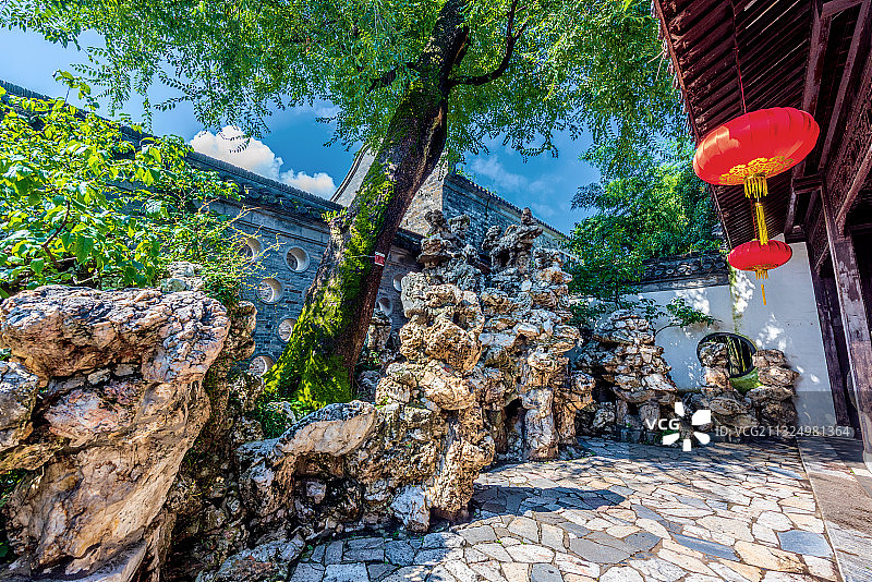 中国江苏扬州个园图片素材