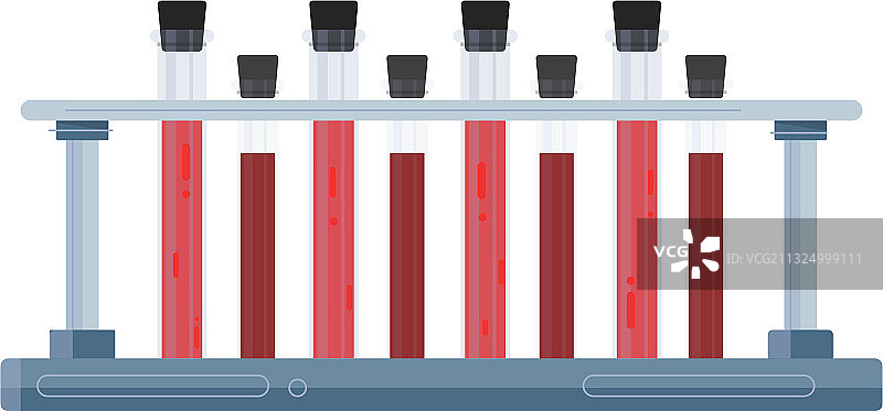 血液样本试管构成图片素材