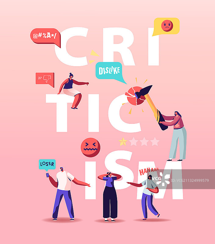 批评概念指责他人的愤怒的人们图片素材