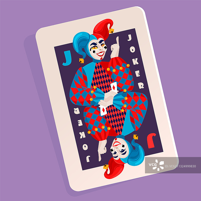 快乐小丑概念卡通人物图片素材