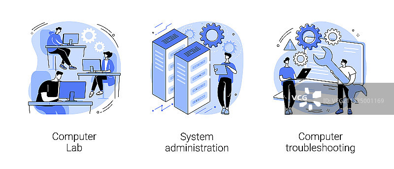计算机和软件抽象概念图片素材