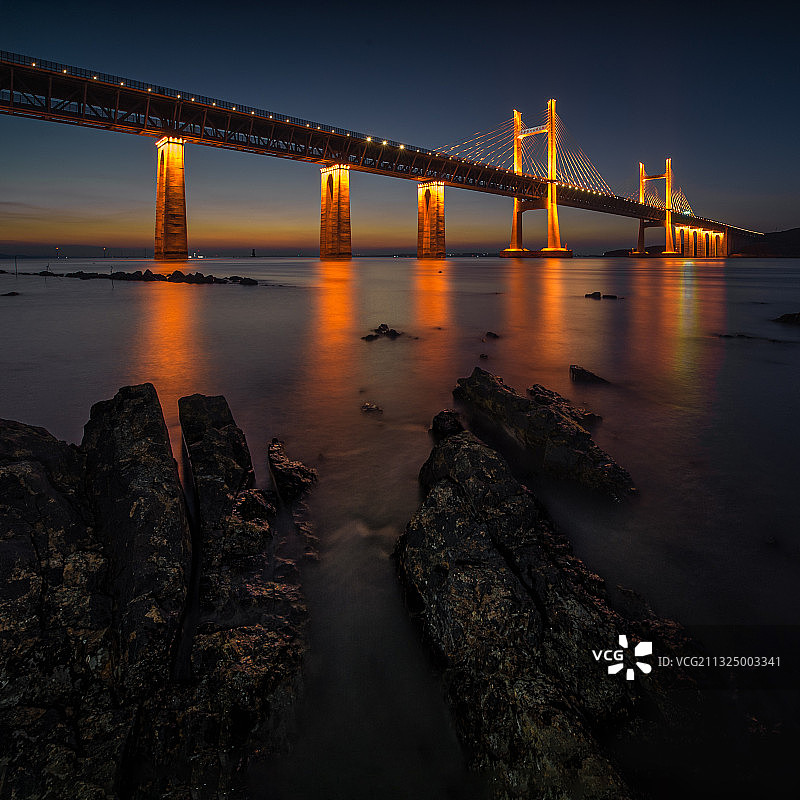 海峡公铁大桥图片素材
