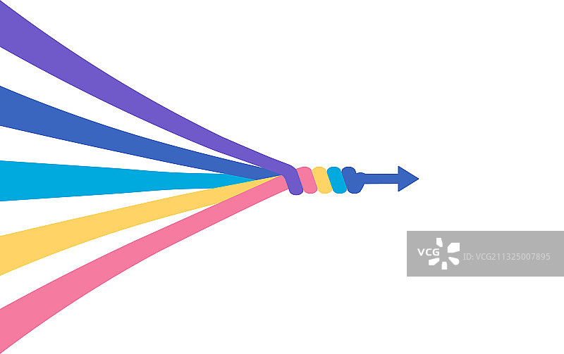 抽象的团队合作概念图片素材