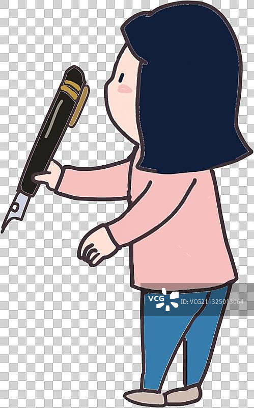 签名女性元素图片素材