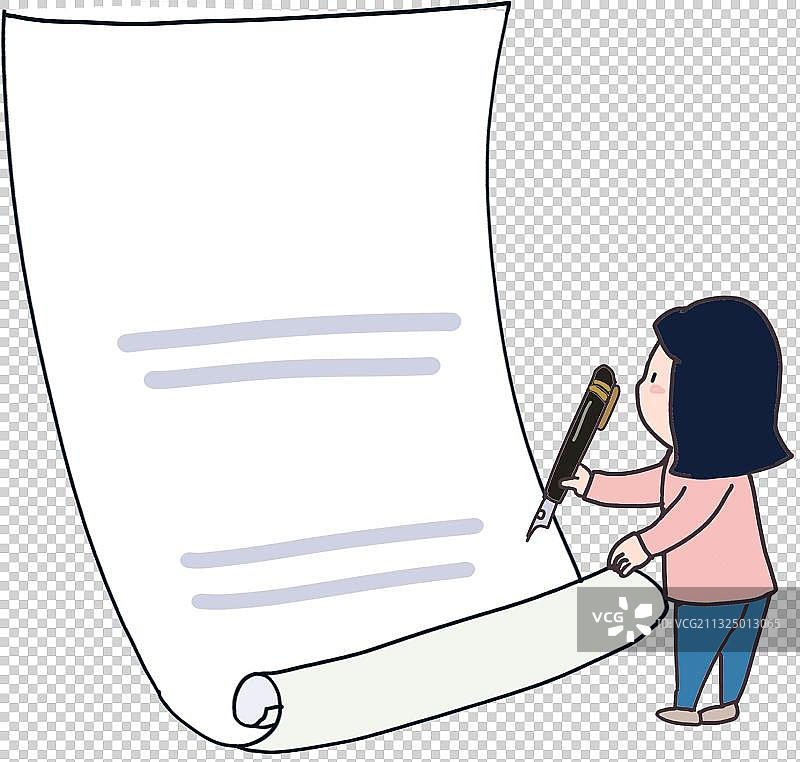 签名女性元素图片素材