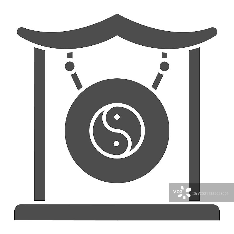 中国锣，中秋节元素图片素材